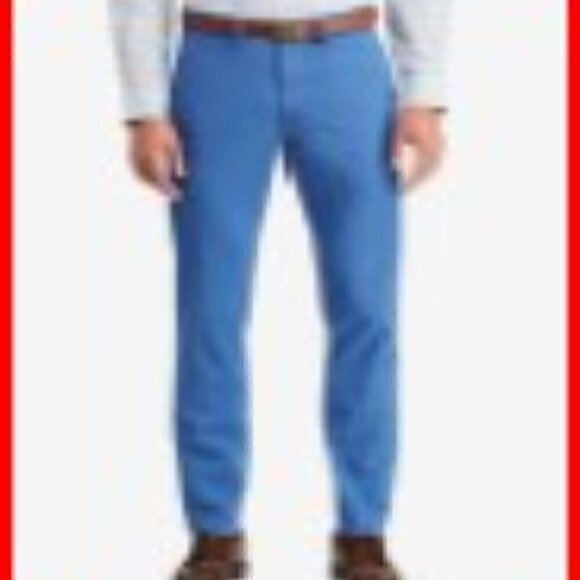 Polo Ralph Lauren Dusty Blue Stretch Straight Fit Washed Chino Pants, Sz: 34/30 - Picture 14 of 14